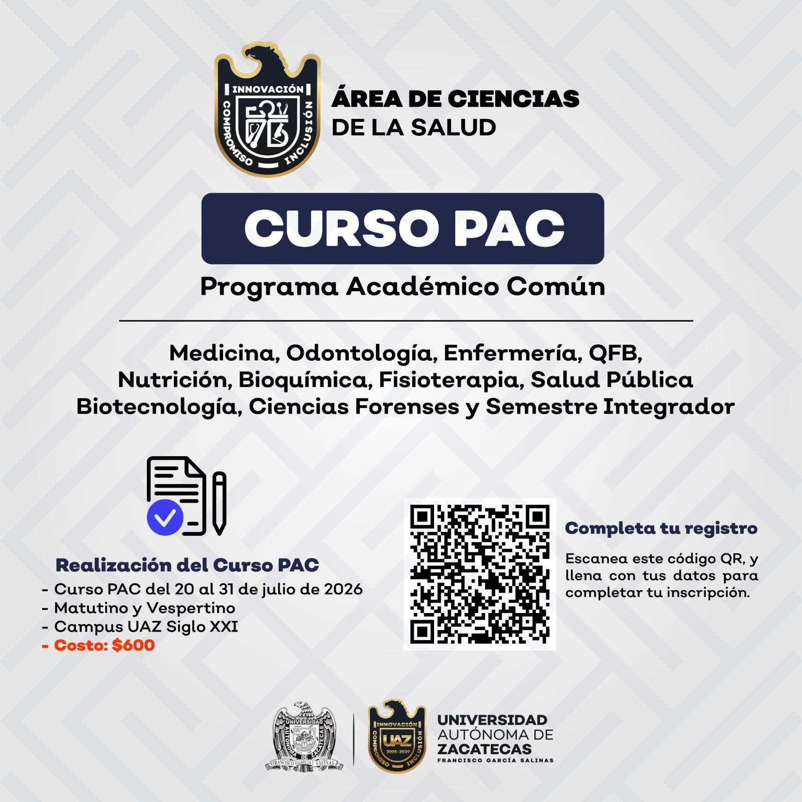 Curso  del Programa Académico Común